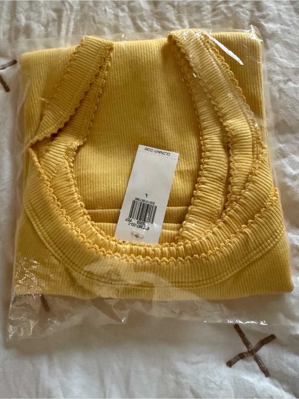 Old Navy Ribbed Tank Top - Yellow NWT